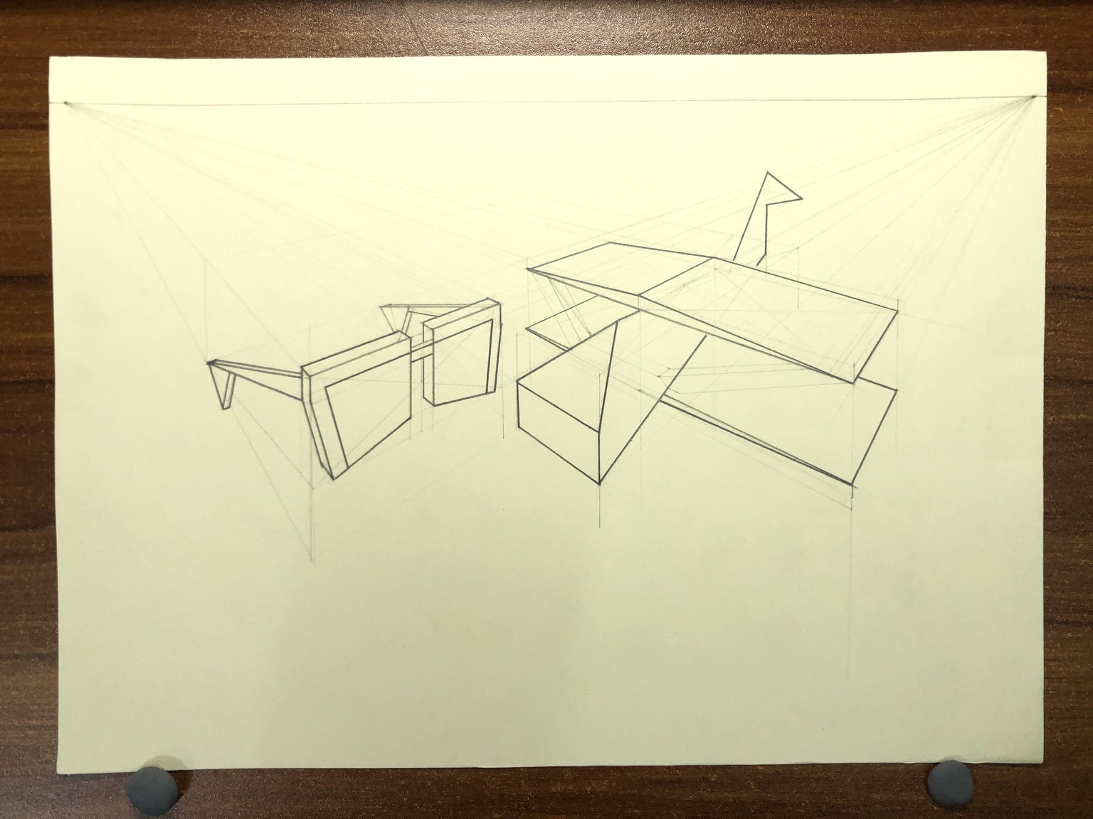 Drawing Fundamentals: Perspective Basics for 3D Illustration & Sketching - image 63 - student project