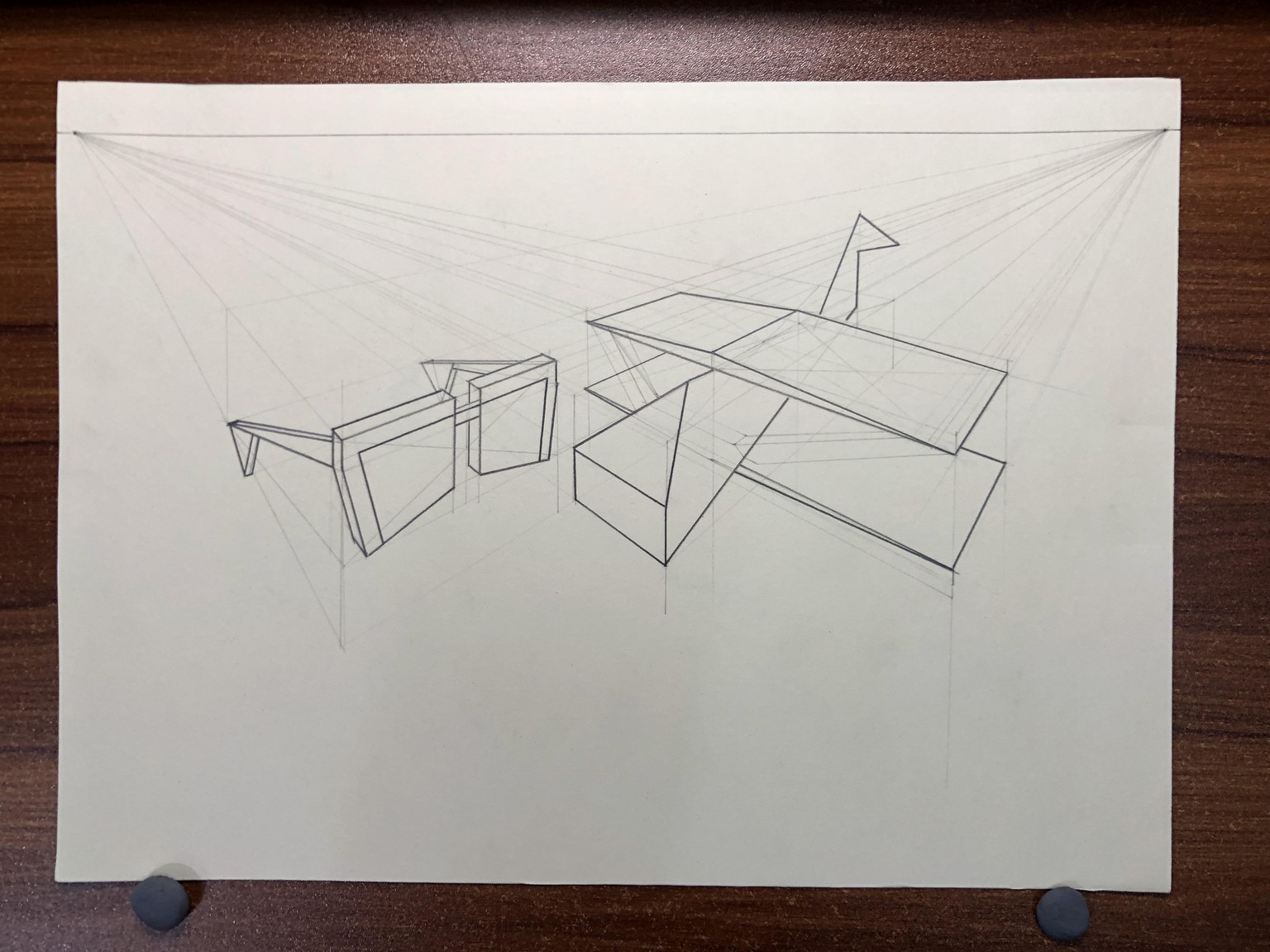 Drawing Fundamentals: Perspective Basics for 3D Illustration & Sketching - image 64 - student project