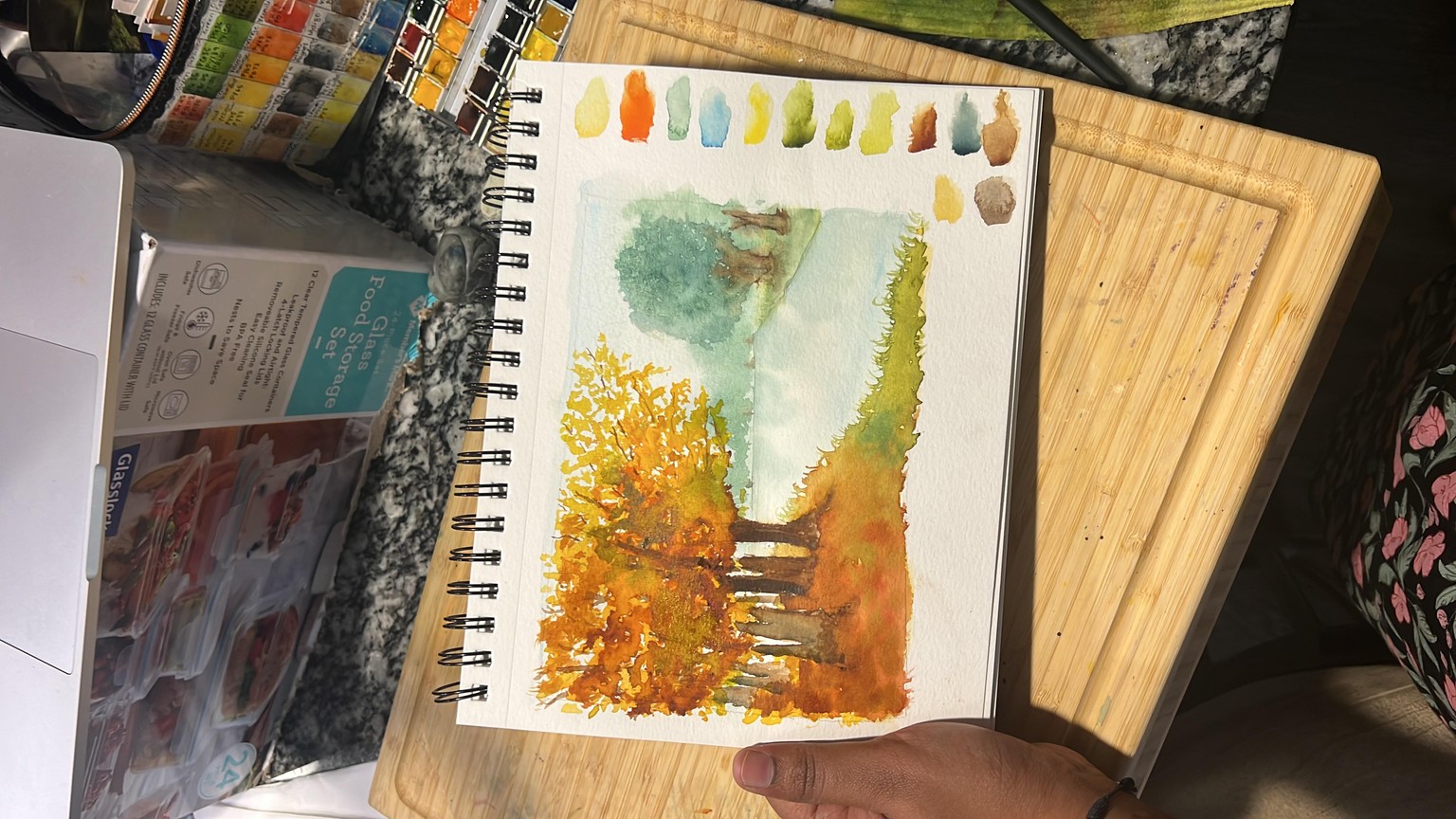 Loose style watercolour excercise - image 3 - student project