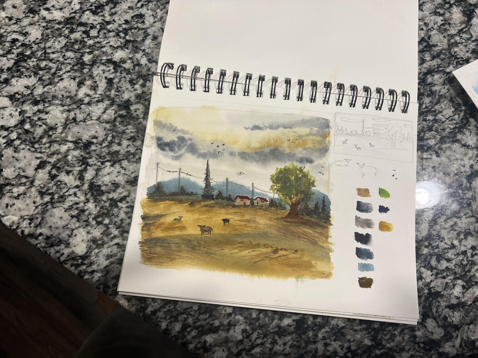 Loose style watercolour excercise - image 4 - student project