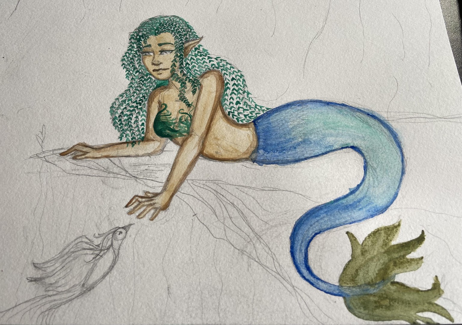 Swatches and watercolor doodles - image 3 - student project