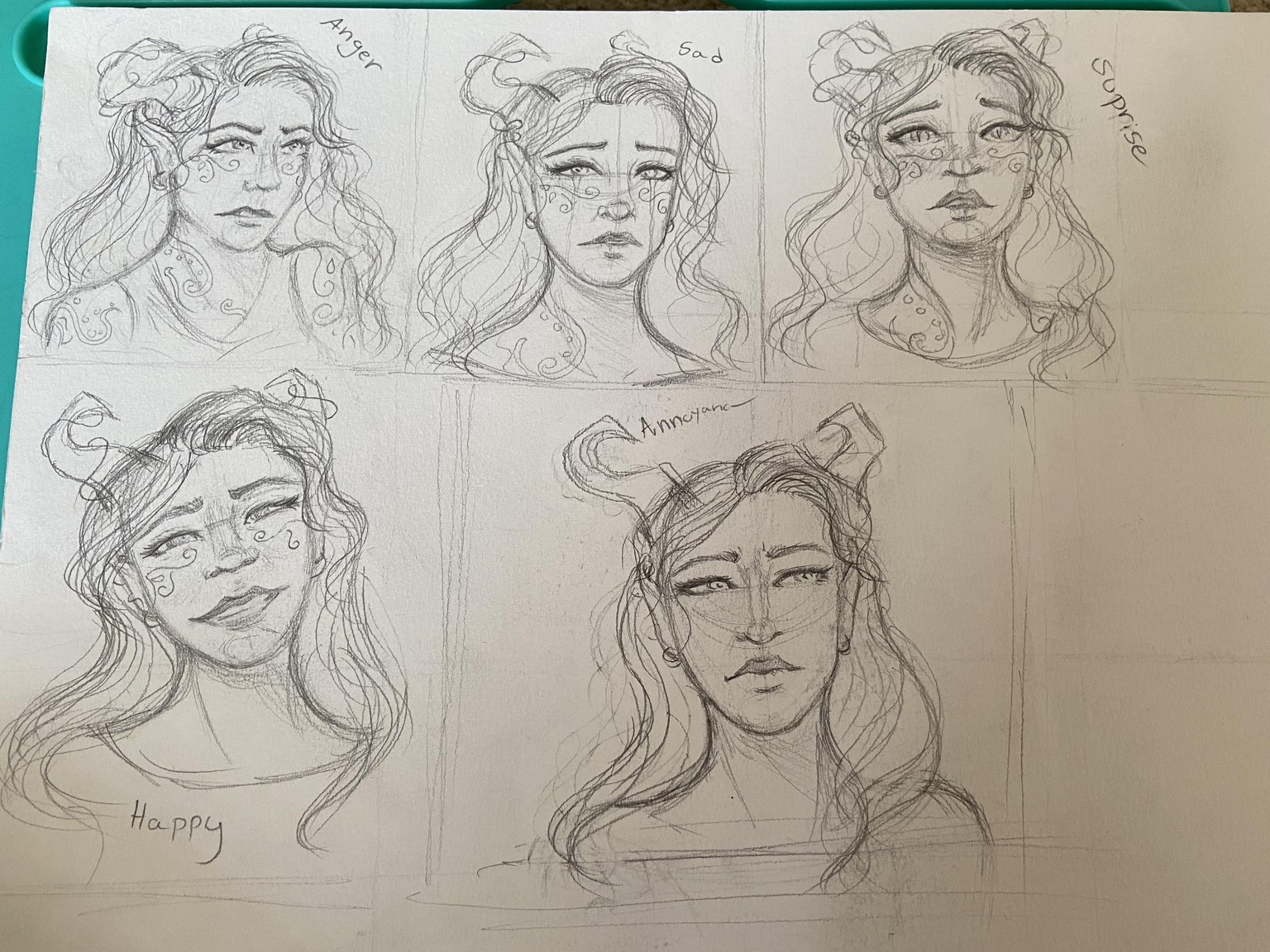 Different poses and expressions - image 1 - student project