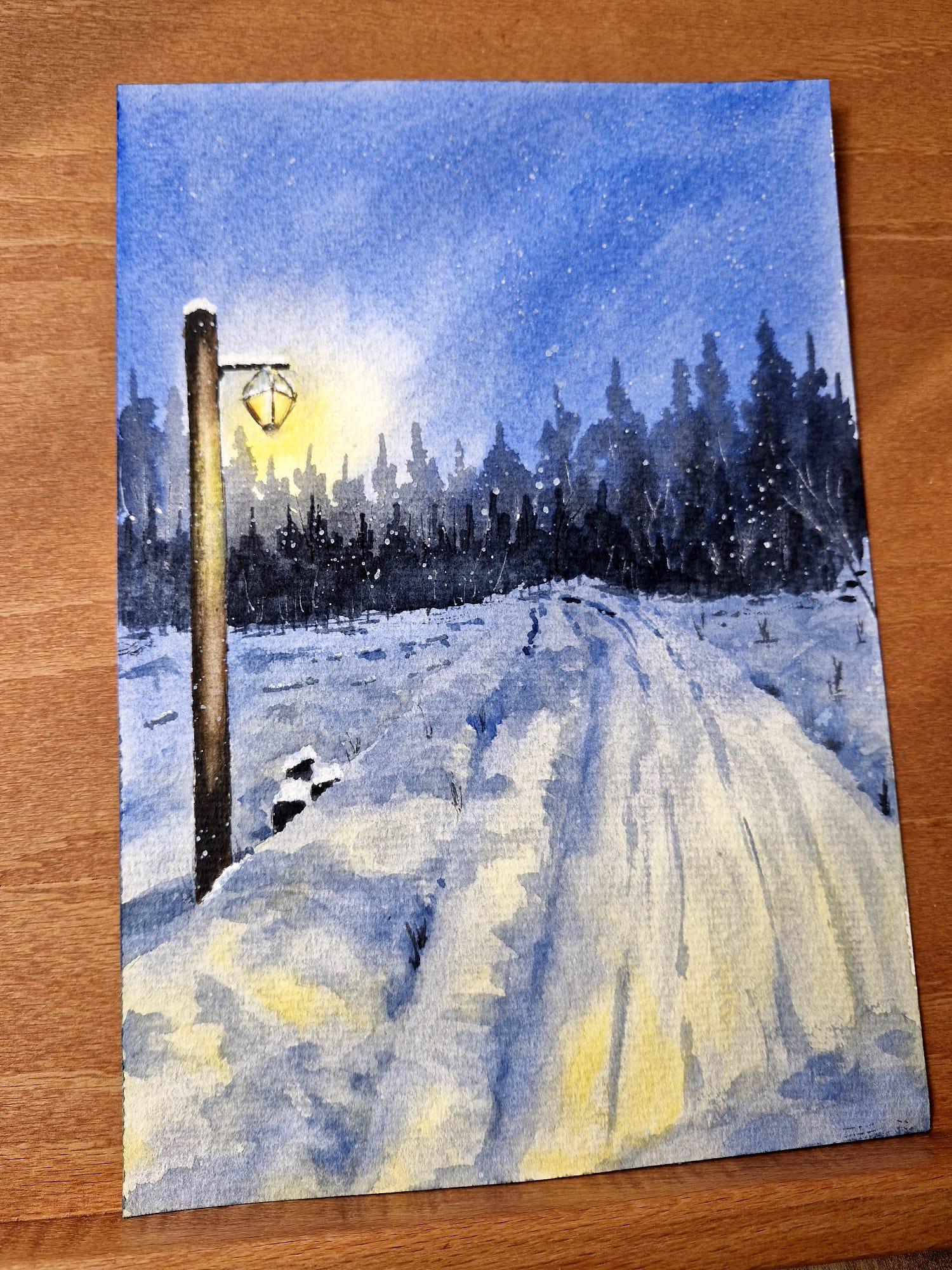winter landscapes - image 2 - student project