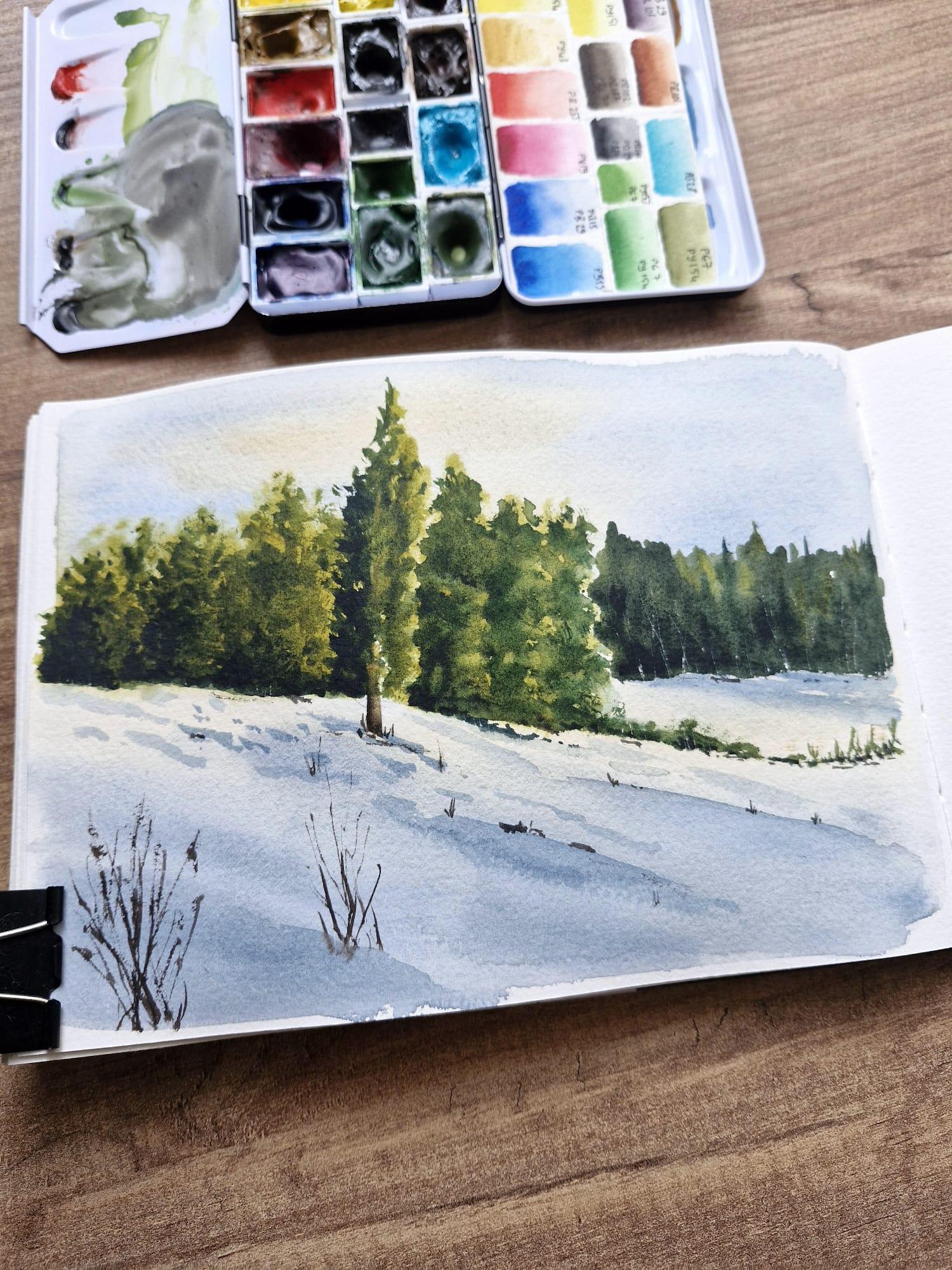 winter landscapes - image 1 - student project