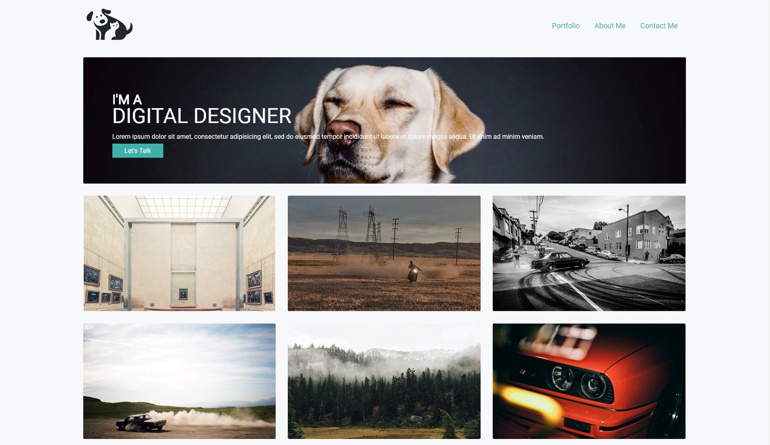 portfolio example - image 1 - student project