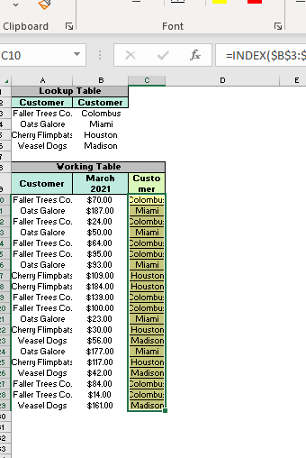 excel - image 1 - student project