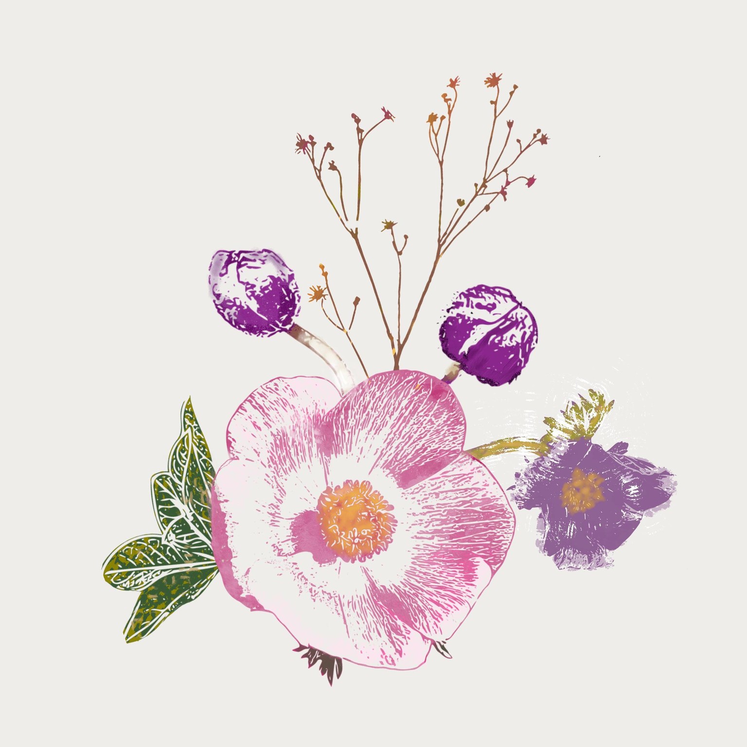 Floral in Fresco using shapes created in Capture - image 1 - student project