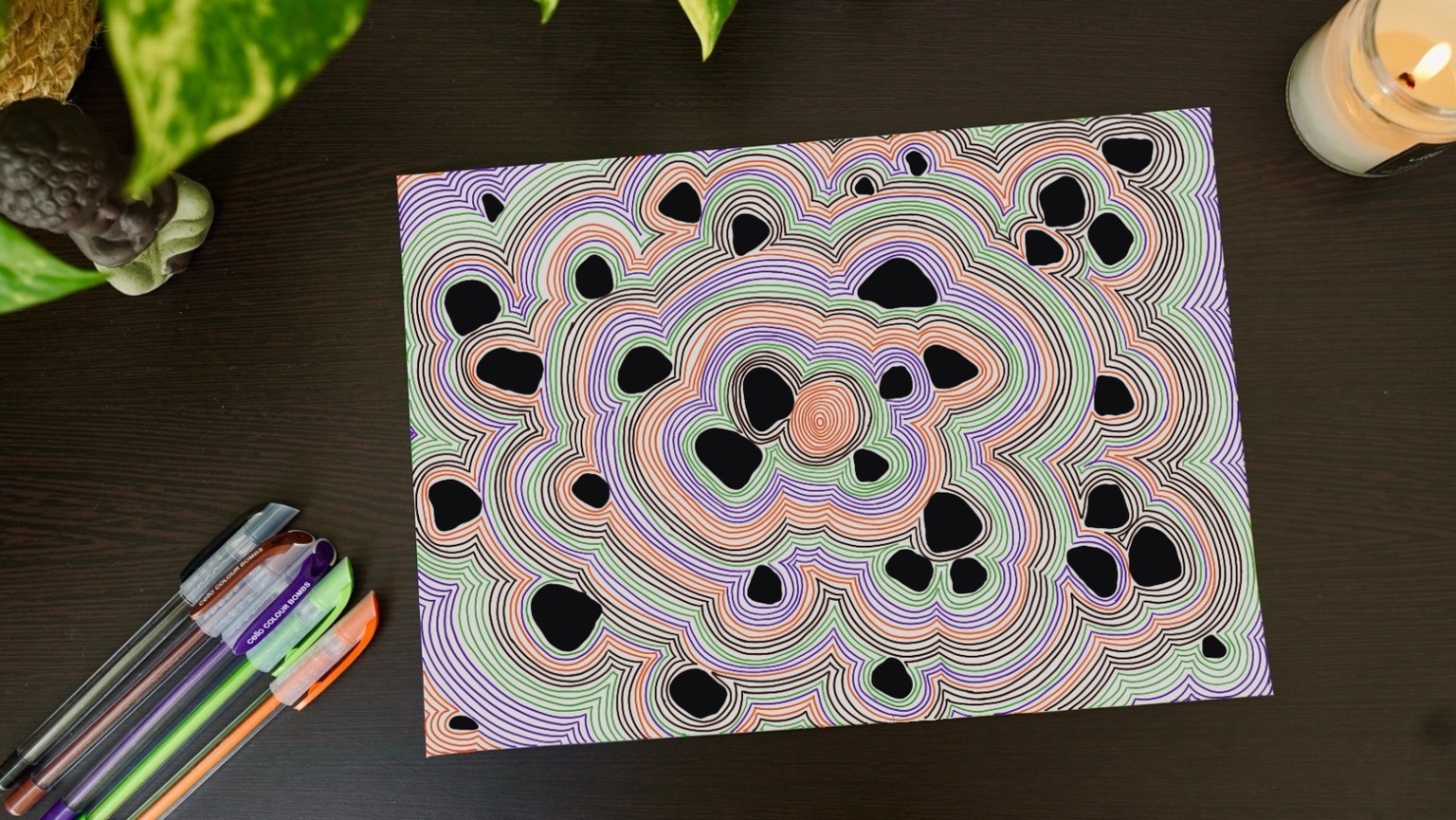 Illustrate Your Year in Abstract Form - image 1 - student project