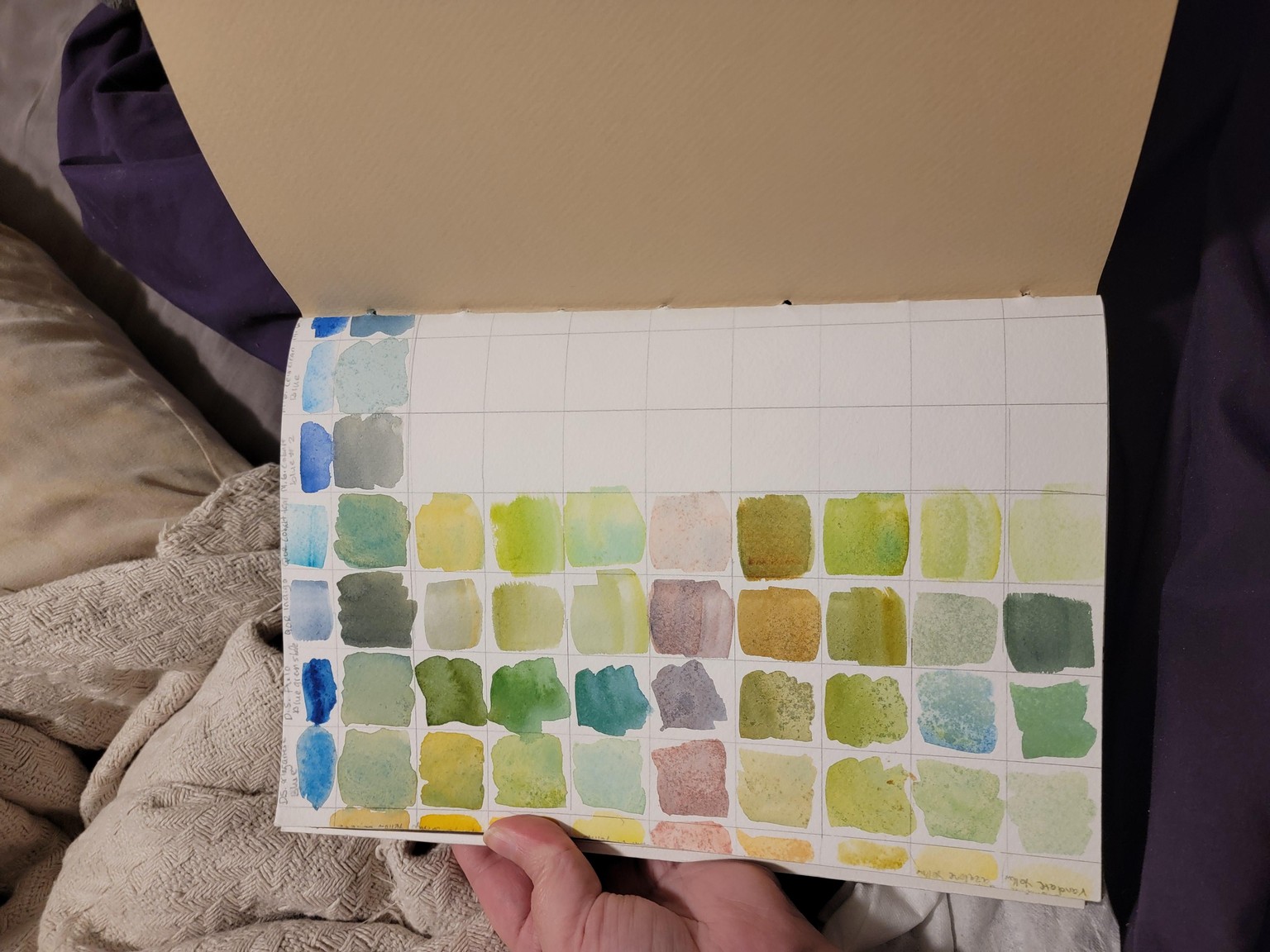 Sketchbook from recycled watercolor paper - image 2 - student project