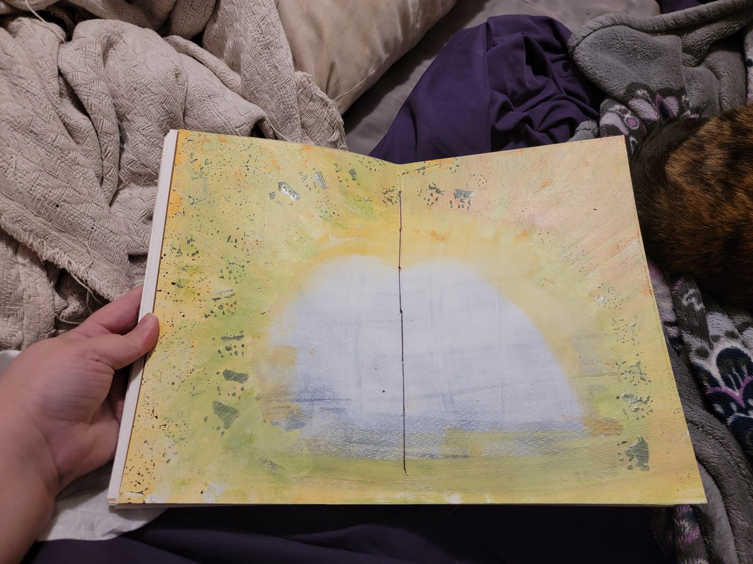 Sketchbook from recycled watercolor paper - image 3 - student project
