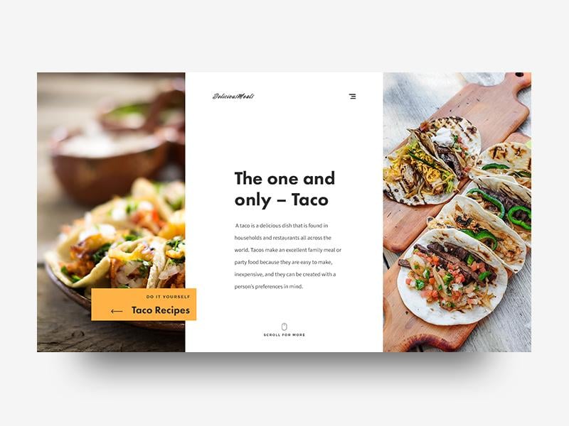 My first skillshare project  -  DeliciousMeals - image 1 - student project