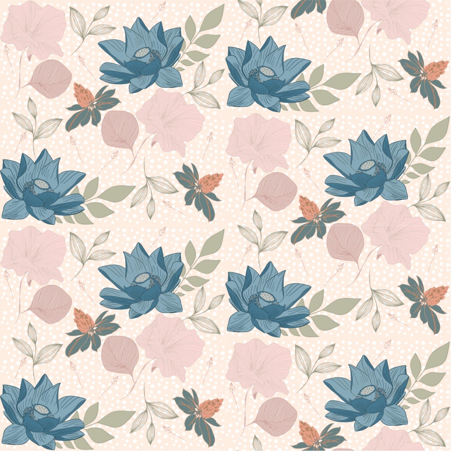Raster Half Drop Repeat - image 1 - student project