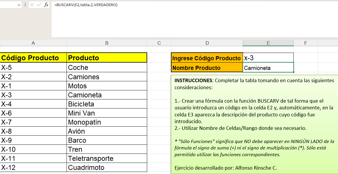 Curso de EXCEL - image 3 - student project