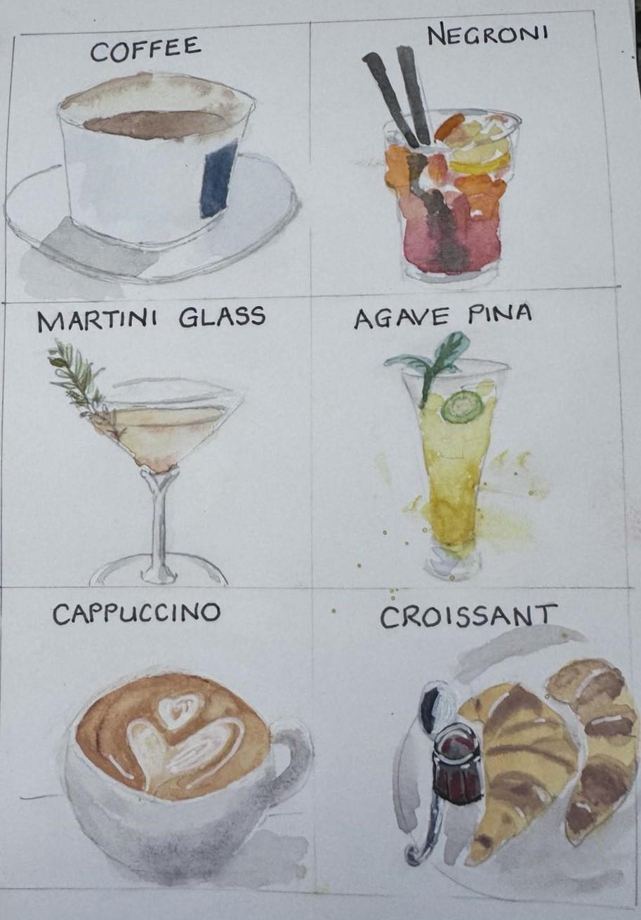 Food and drink sketches with Amy - image 1 - student project