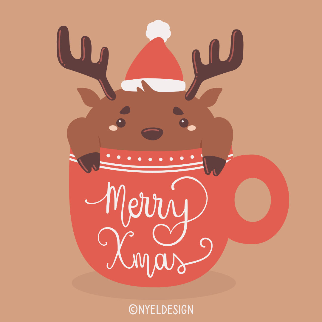 Reindeer in a mug - image 1 - student project