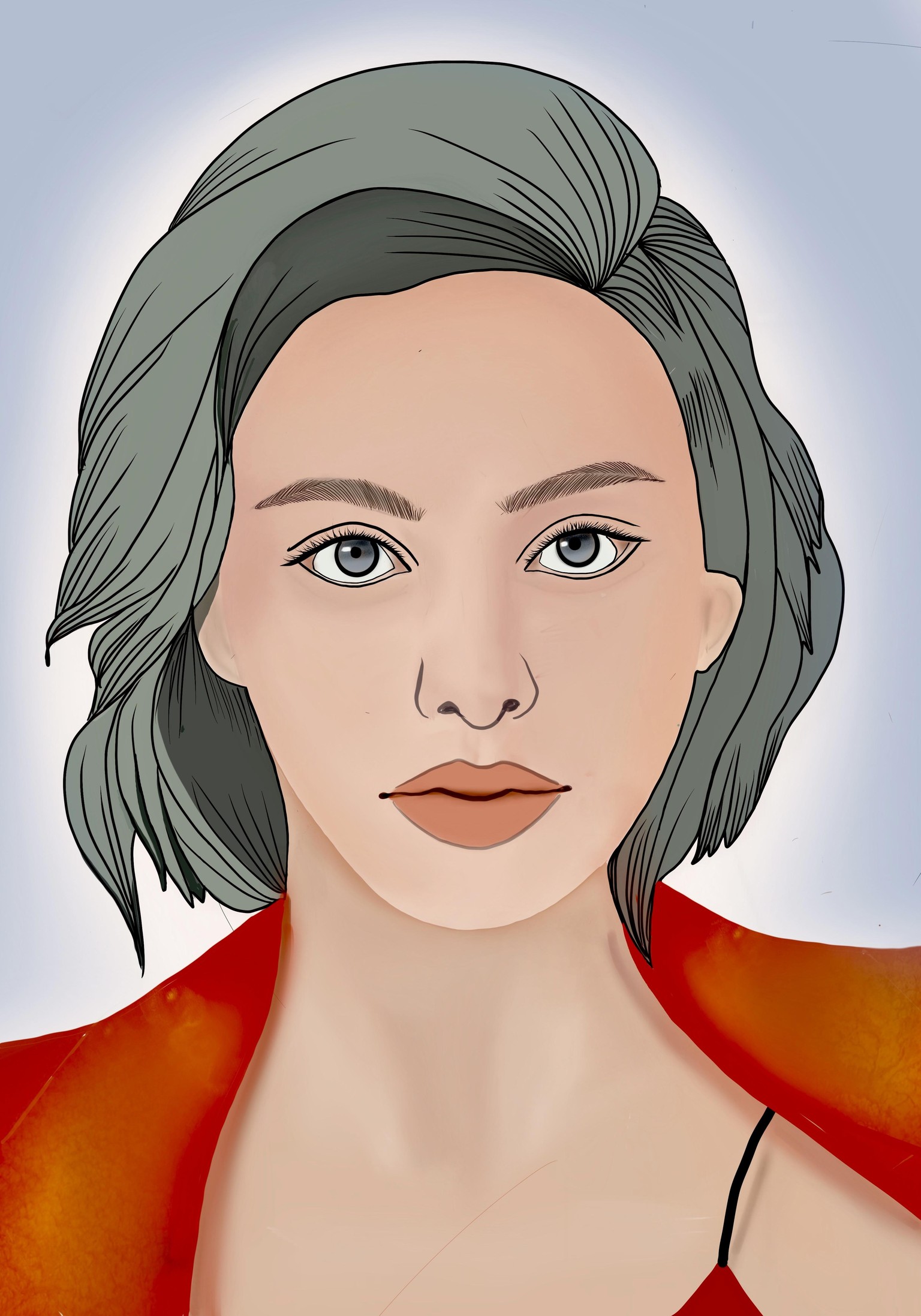 Digital portrait - image 2 - student project