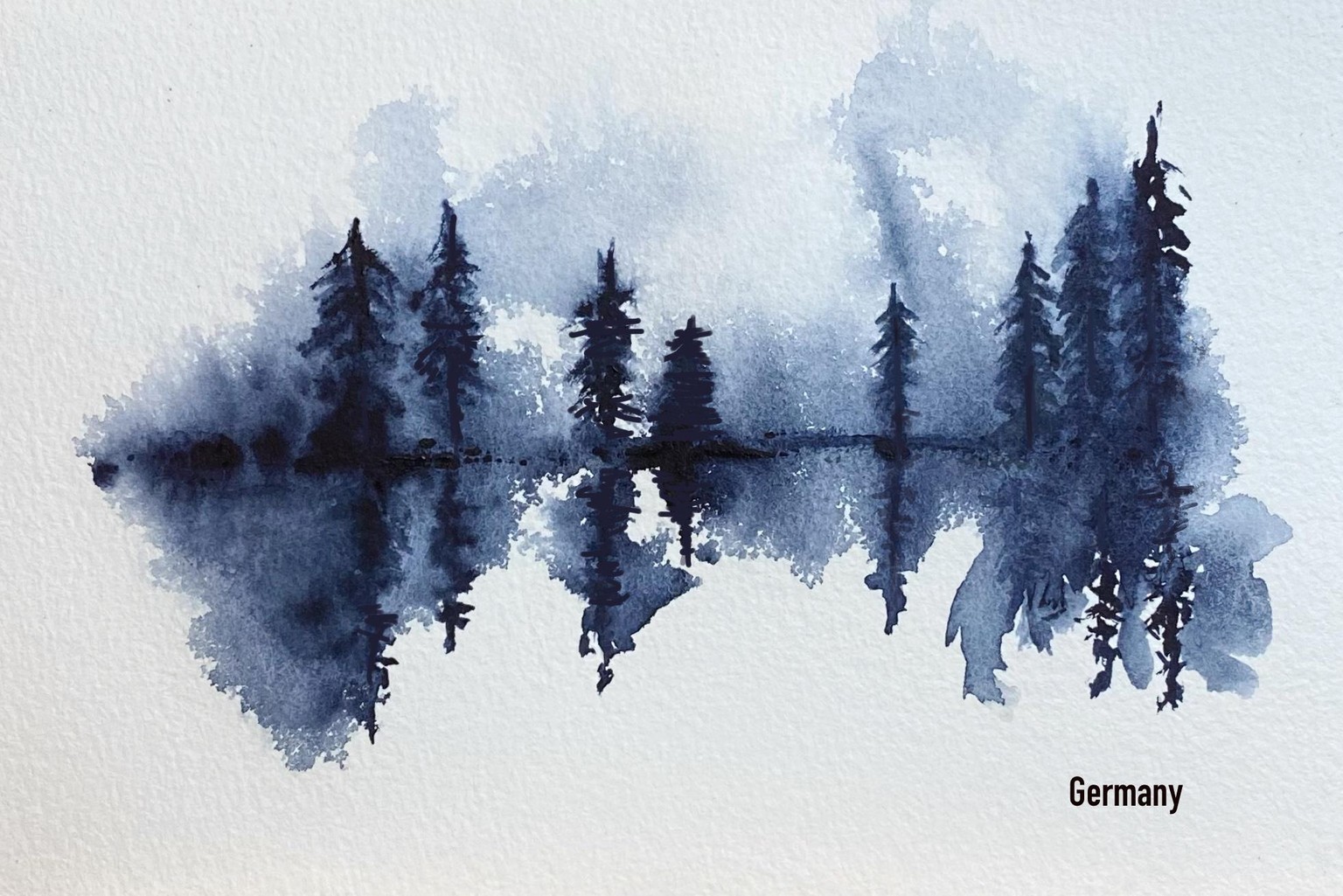 Watercolor Travel Landscape  Painting - image 10 - student project