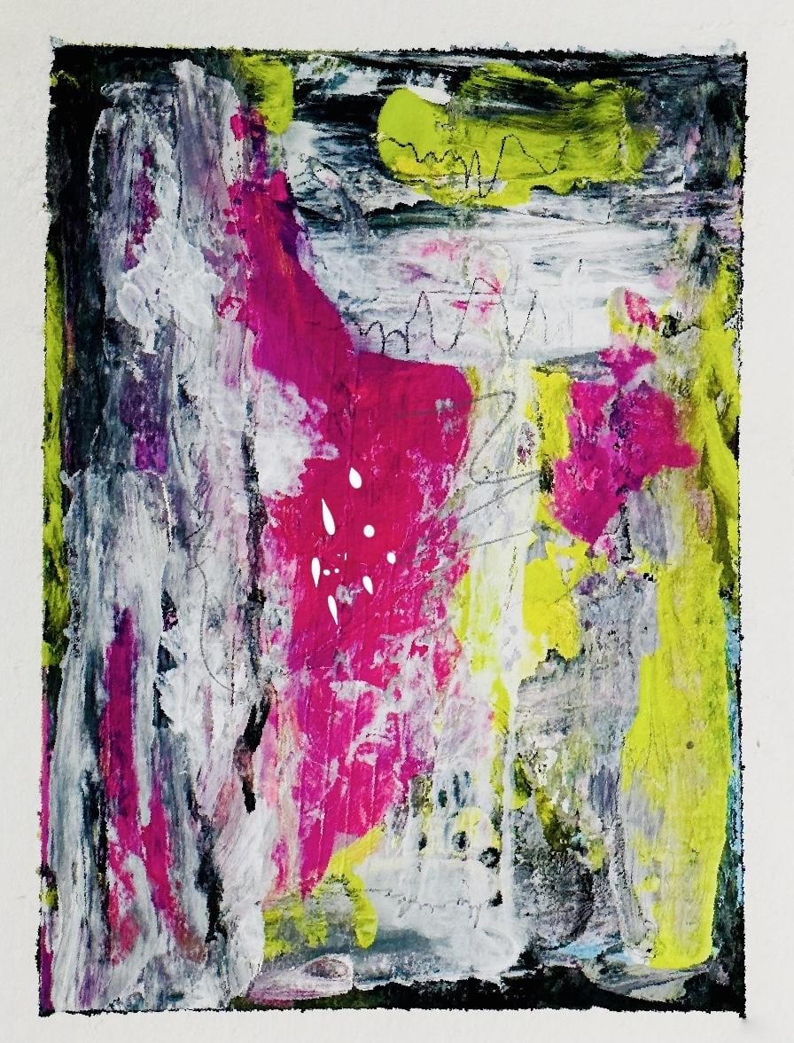 Abstract in acrylic - image 2 - student project