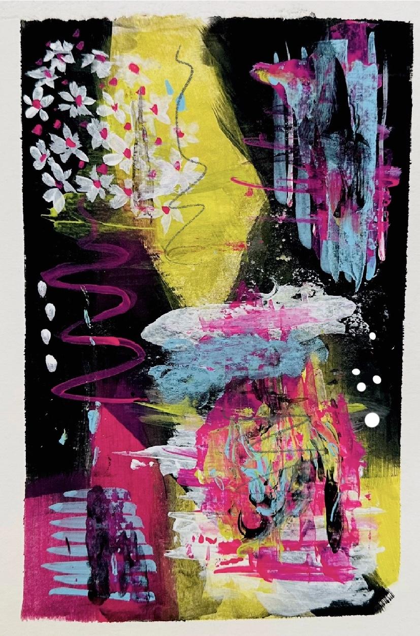 Abstract in acrylic - image 1 - student project
