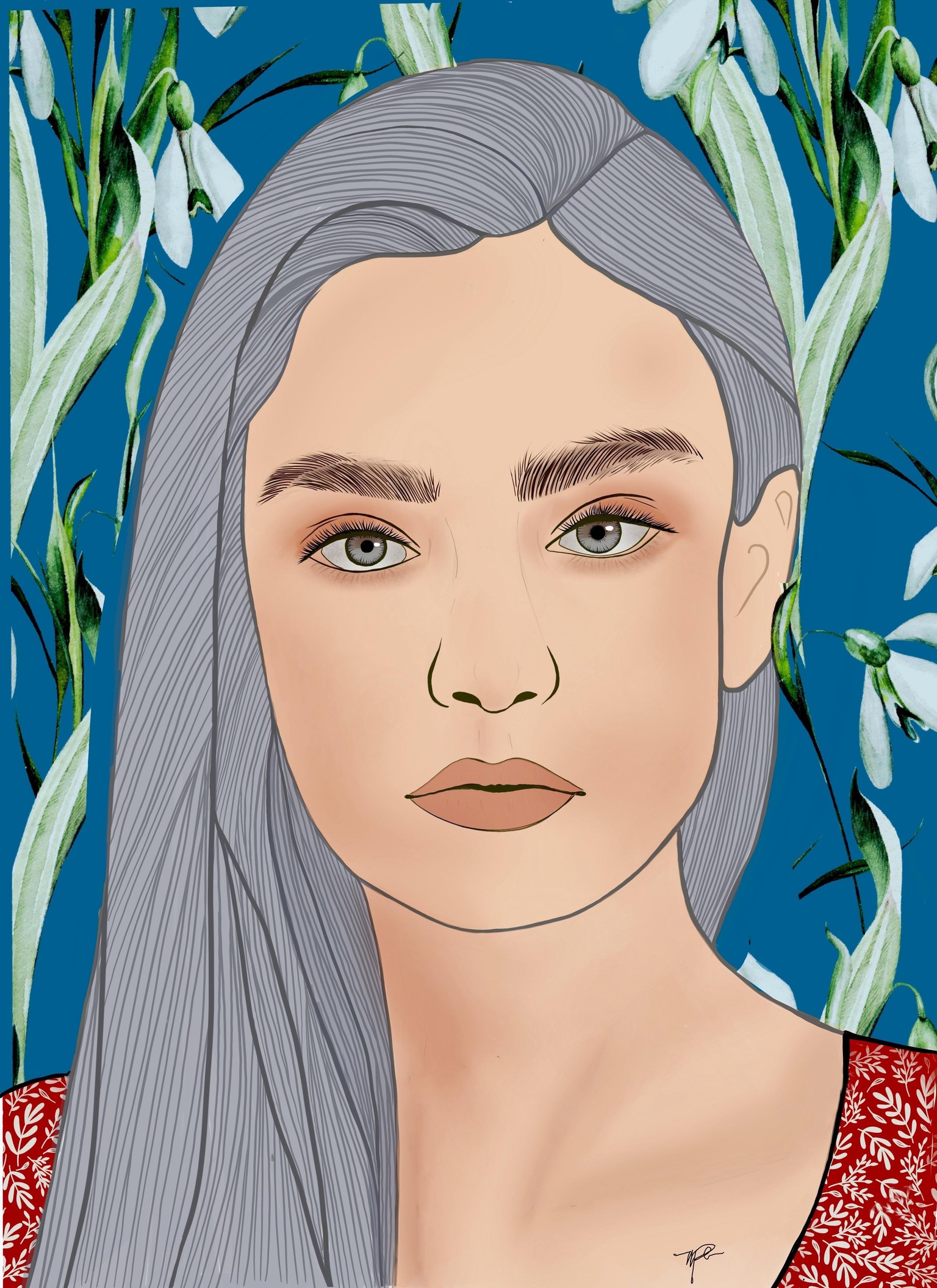 Digital portrait - image 1 - student project