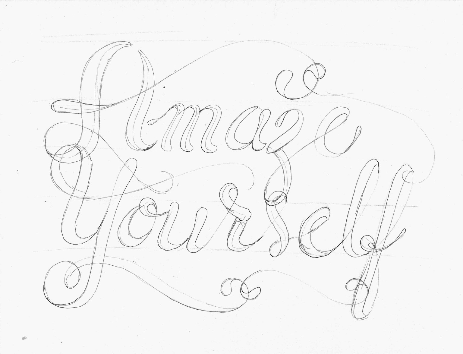 Hand Lettering Steps and Version Ideas - image 2 - student project