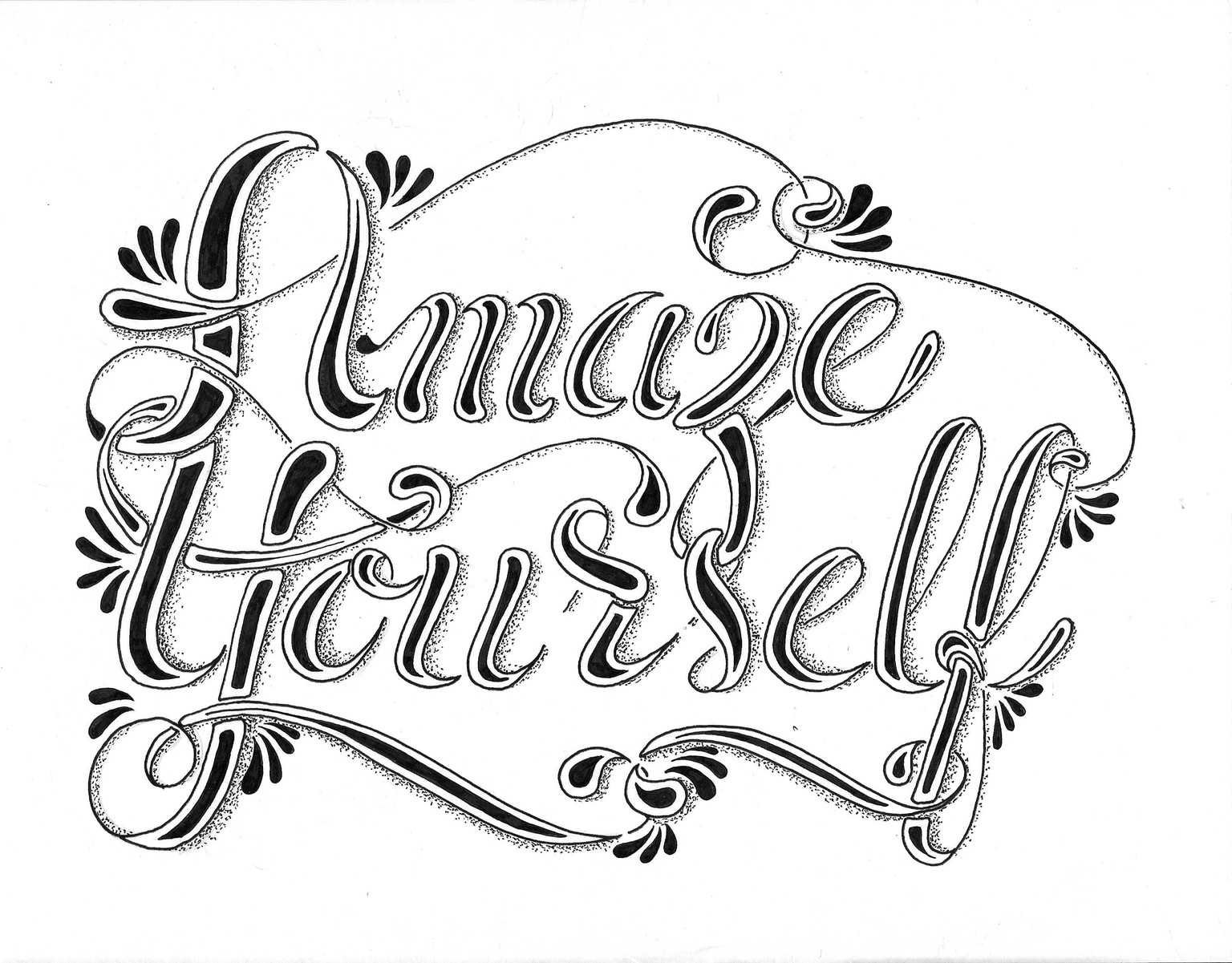 Hand Lettering Steps and Version Ideas - image 6 - student project