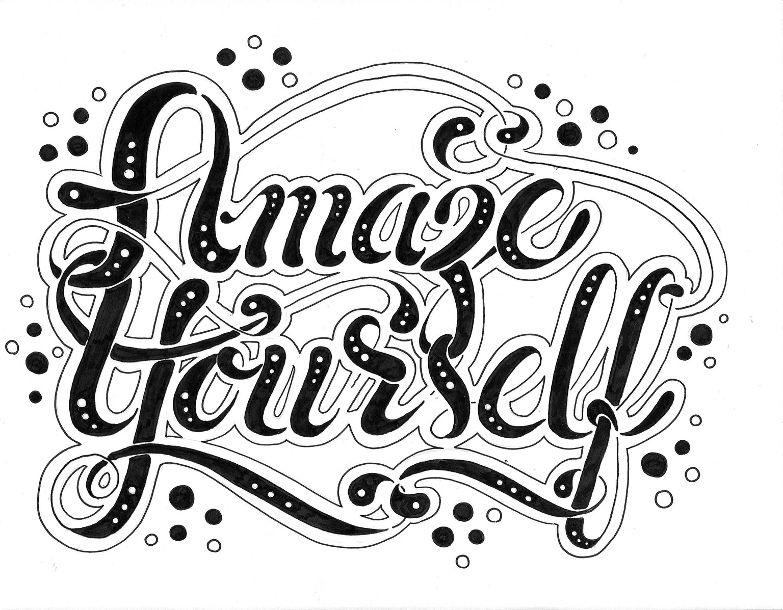 Hand Lettering Steps and Version Ideas - image 7 - student project
