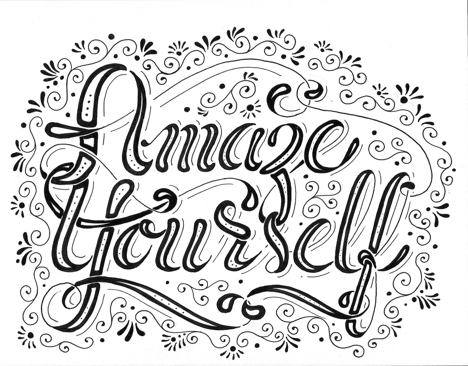 Hand Lettering Steps and Version Ideas - image 8 - student project