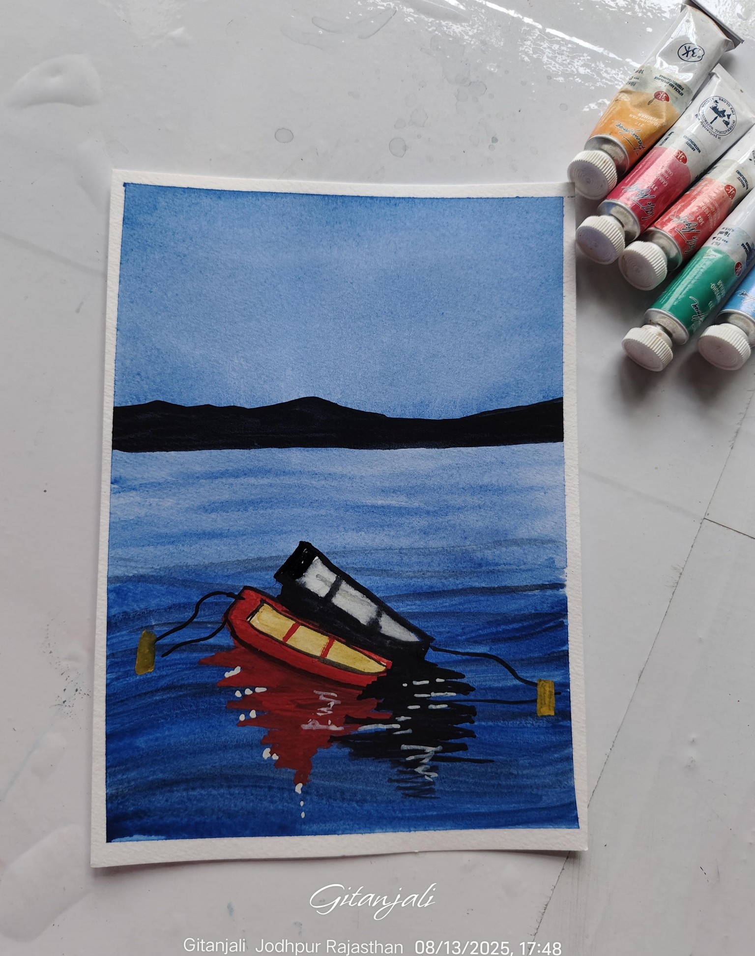 Boat reflection - image 3 - student project