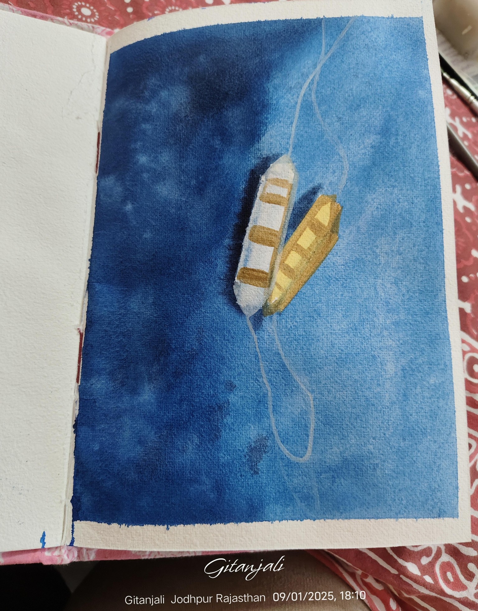 Boats and reflection - image 1 - student project