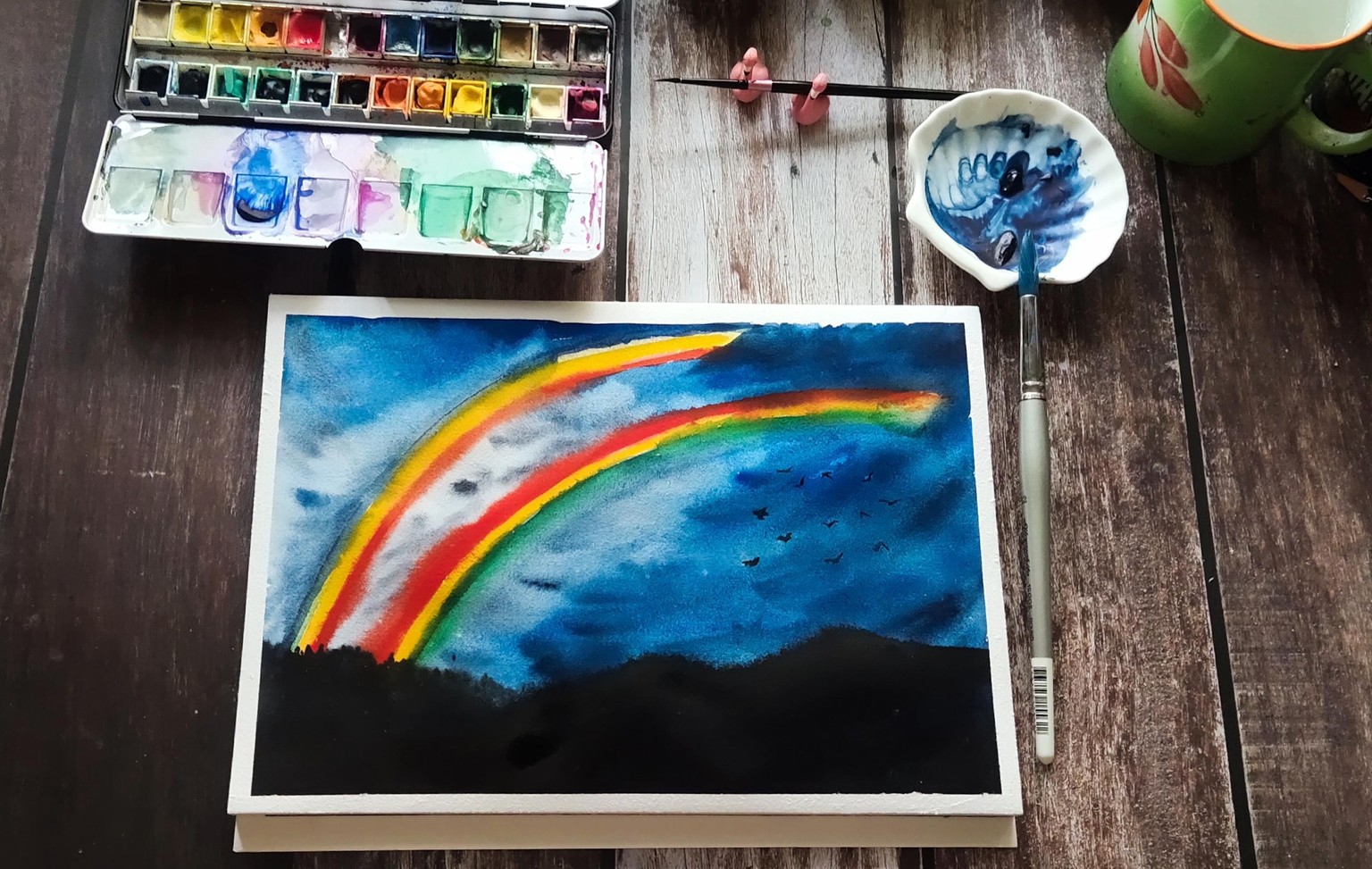 Rainbow sky - image 3 - student project