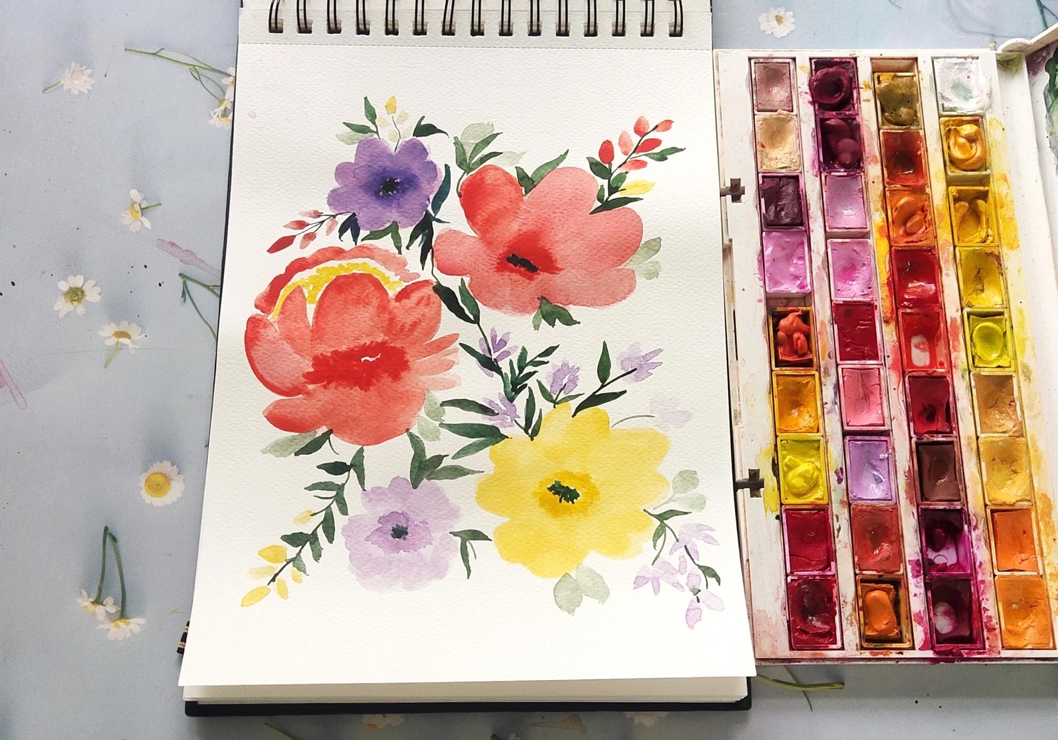 Filbert brush strokes - image 2 - student project