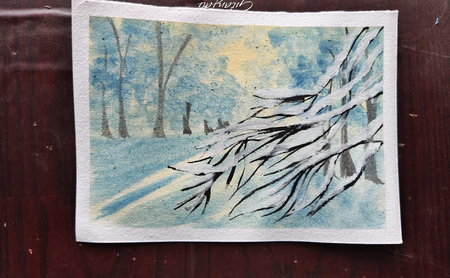 Gouache winters - image 6 - student project