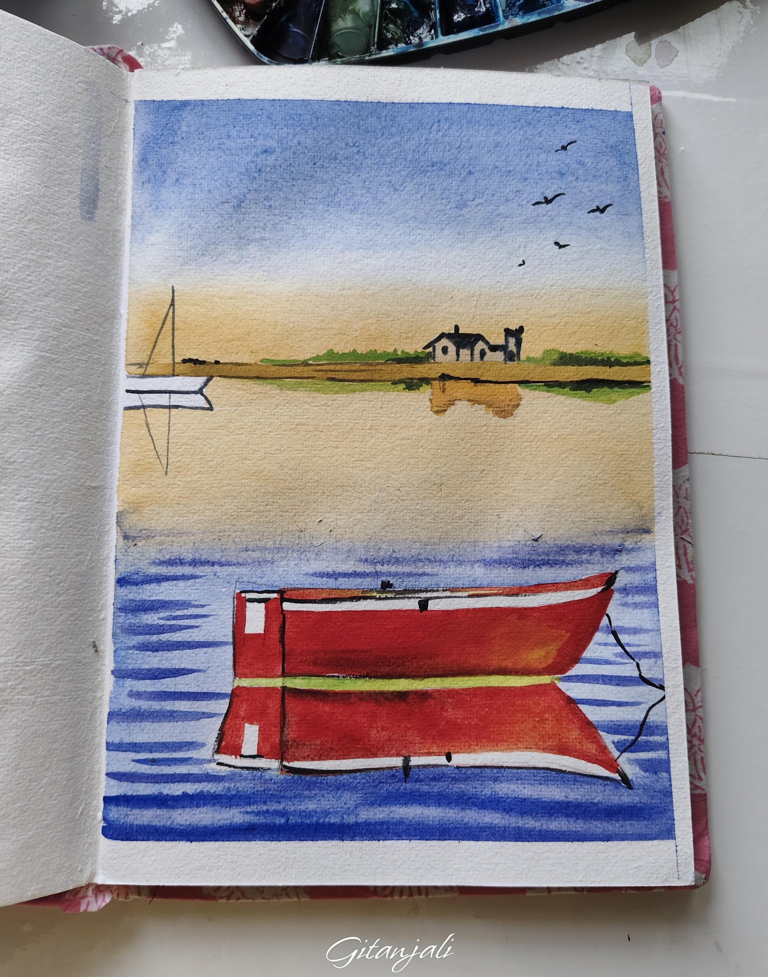 Boats and reflection - image 6 - student project