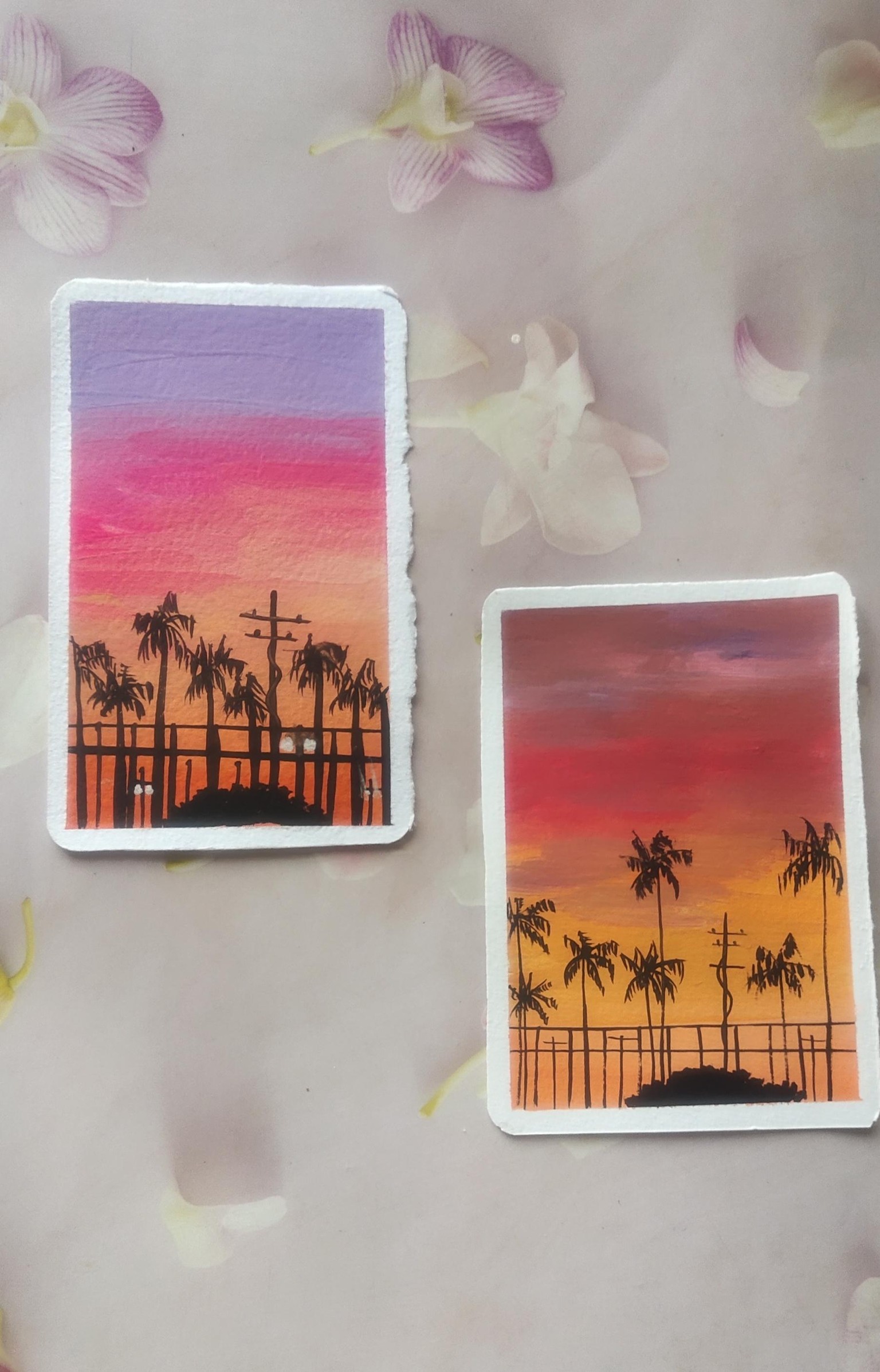Gouache landscape - image 1 - student project