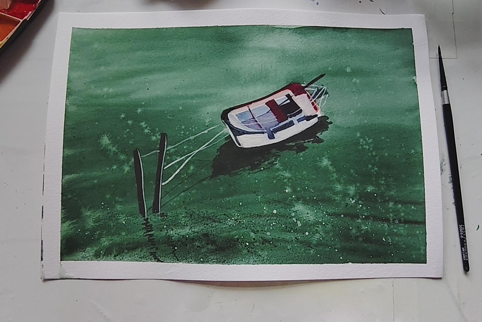 Boat reflection - image 3 - student project