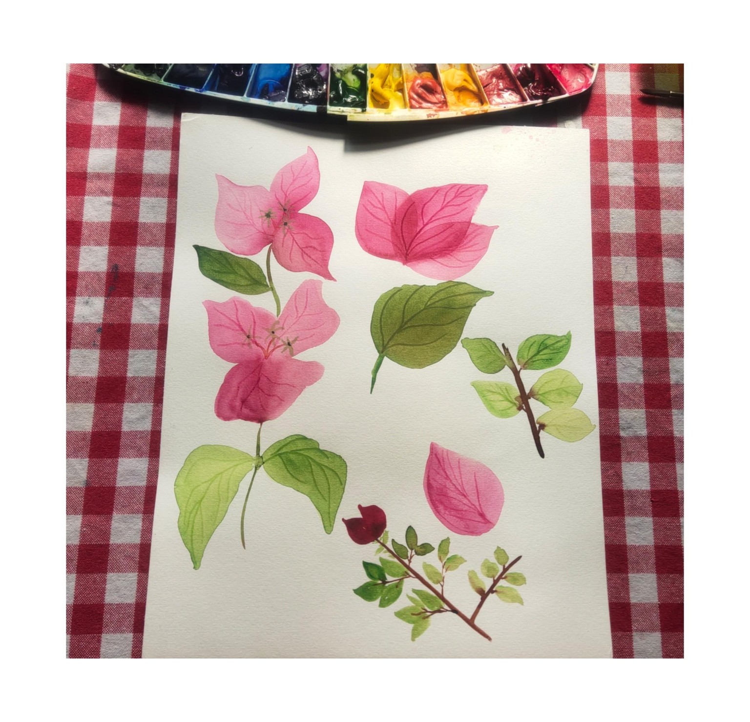 Depth knowledge of flower illustration - image 1 - student project