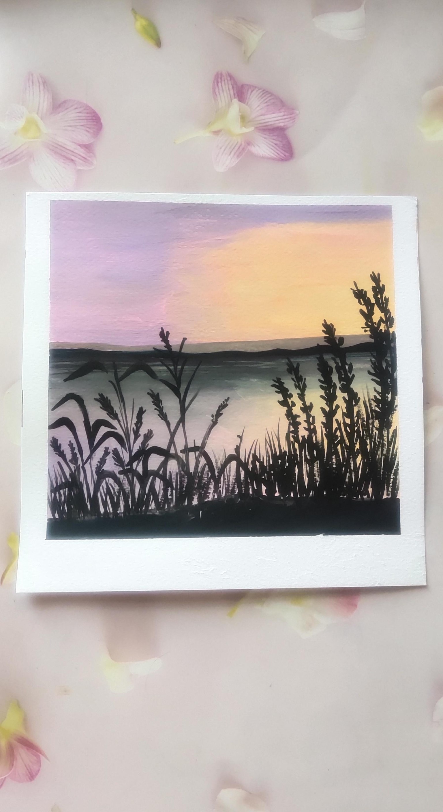 Unique gouache landscape - image 14 - student project