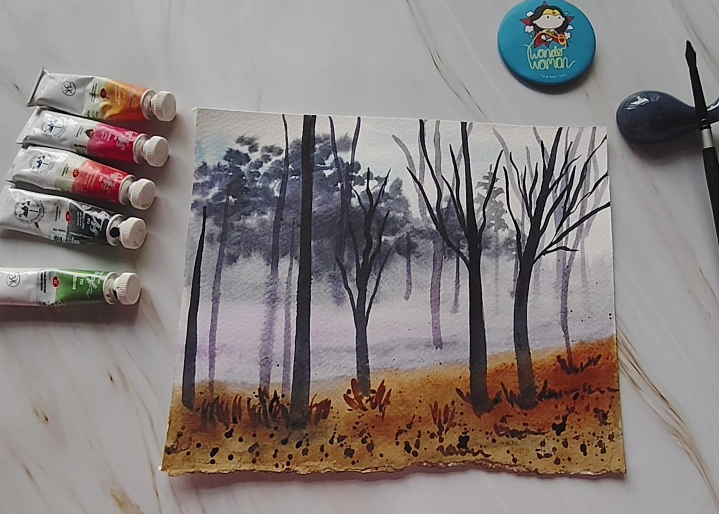 Atmospheric landscape with shanan ma'am - image 2 - student project
