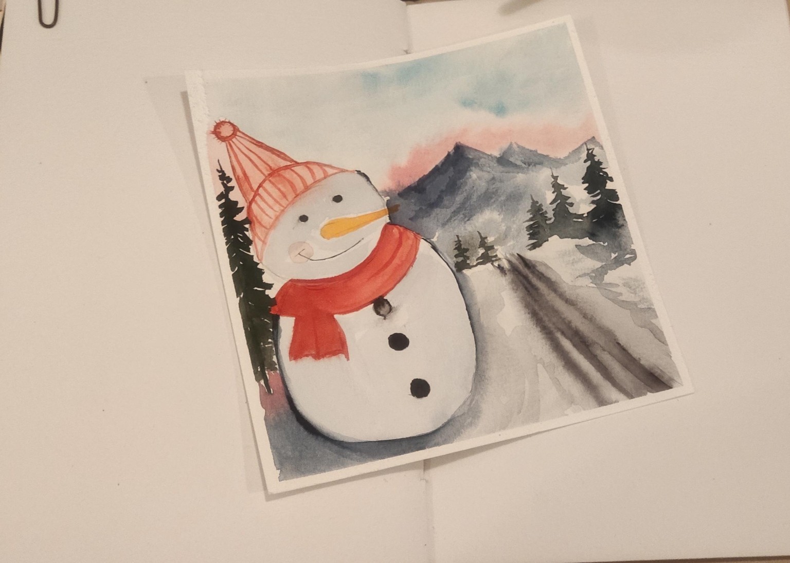 Holiday card with the help of AI - image 1 - student project