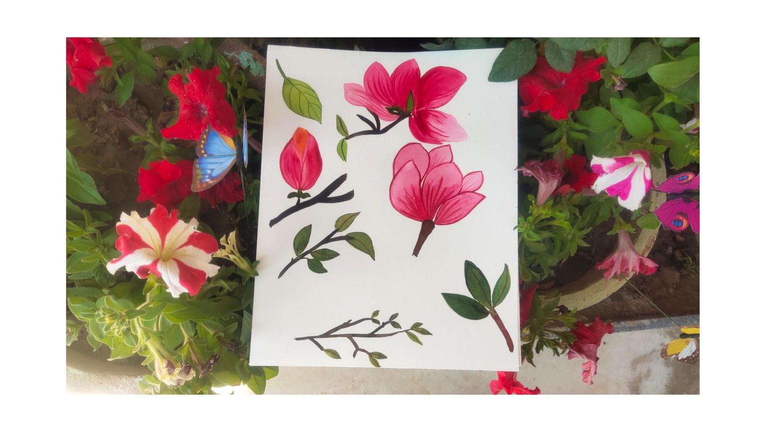 Depth knowledge of flower illustration - image 3 - student project