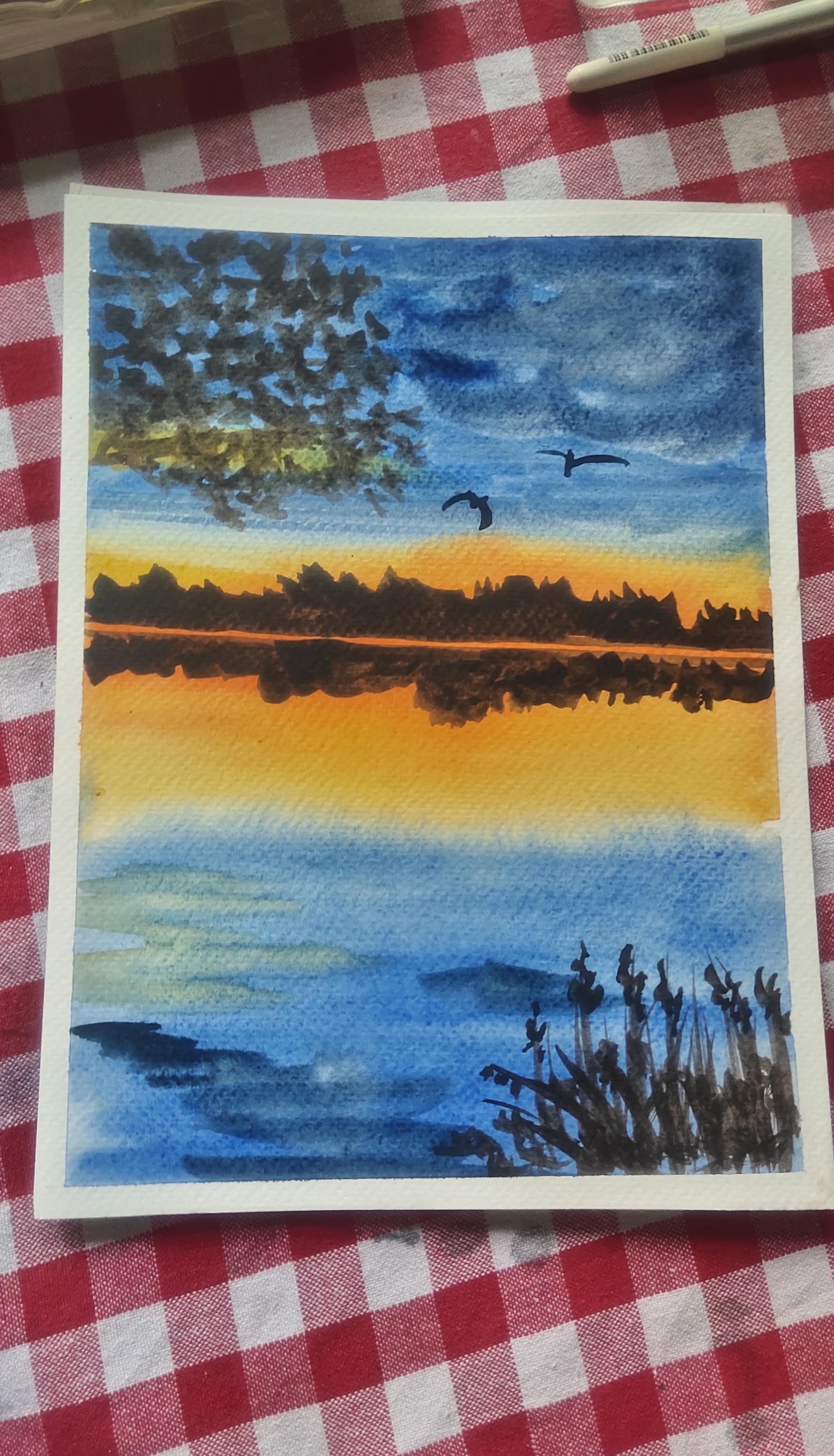 Sunset silhouette - image 6 - student project