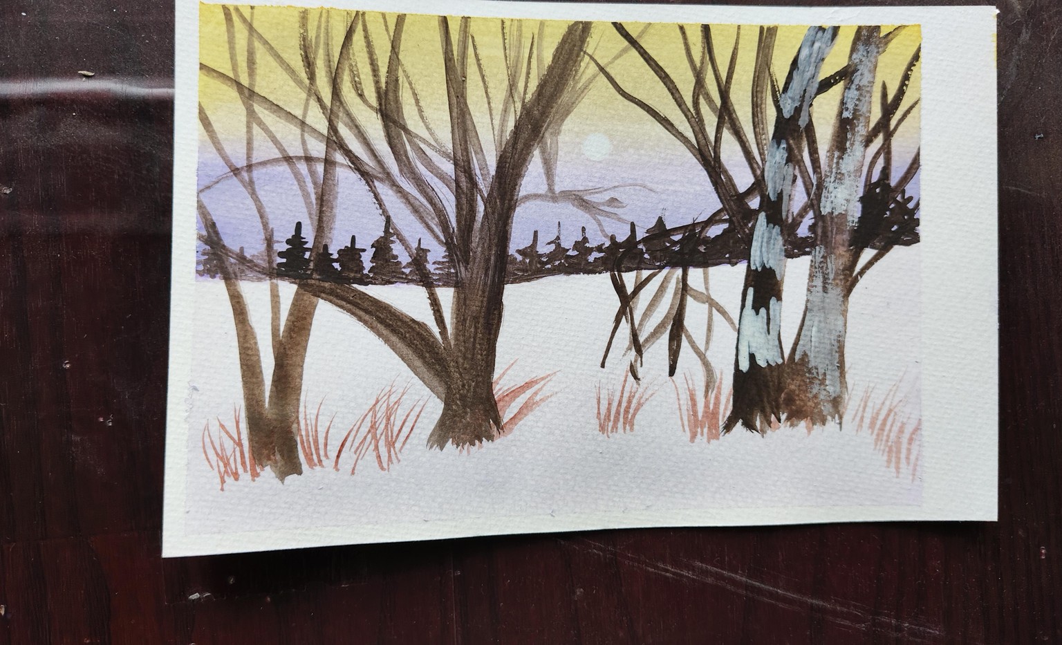 Gouache winters - image 1 - student project