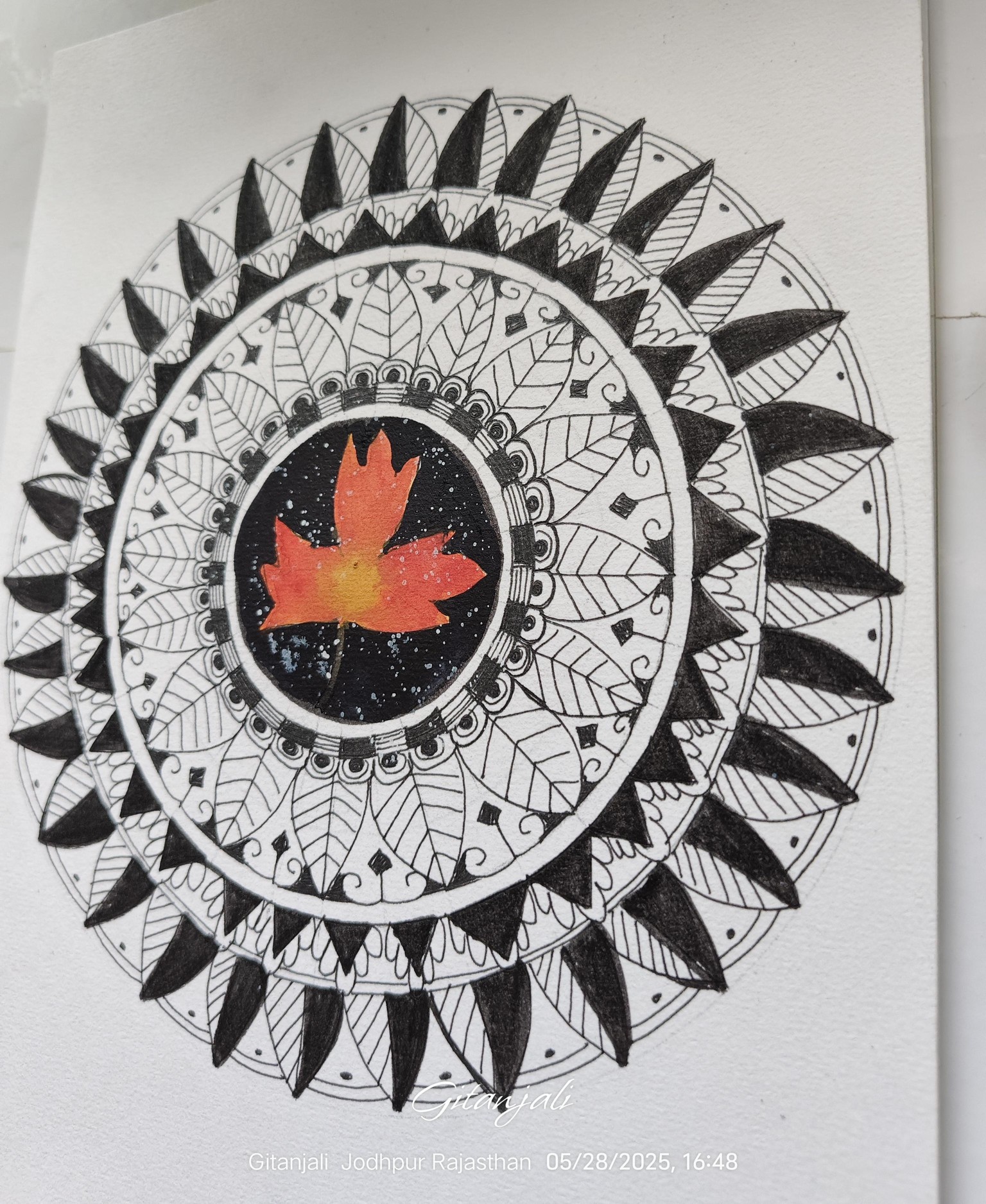 First mandala - image 3 - student project