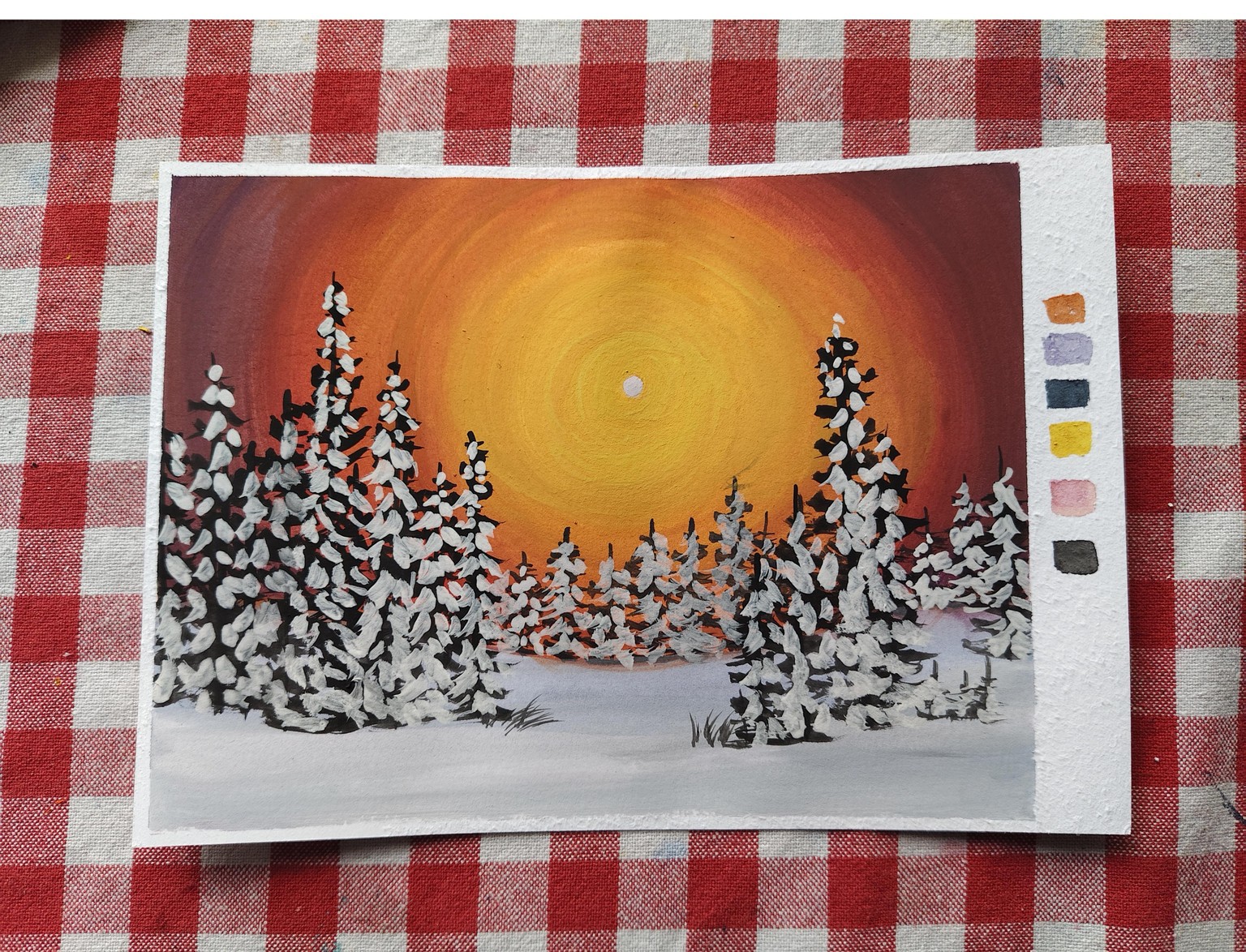 Gouache winters - image 7 - student project