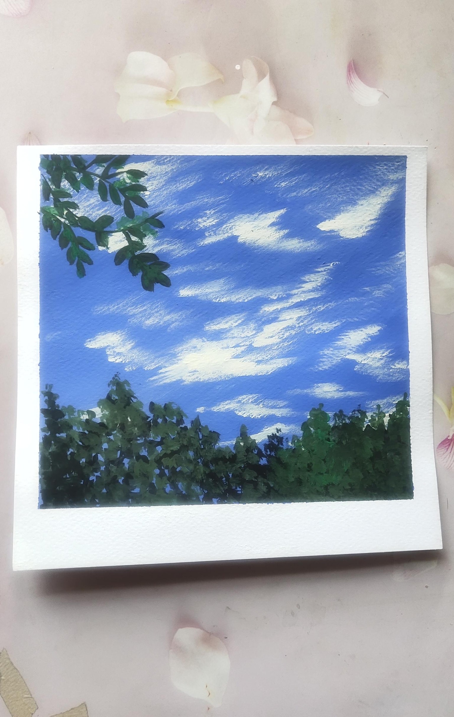 Unique gouache landscape - image 6 - student project
