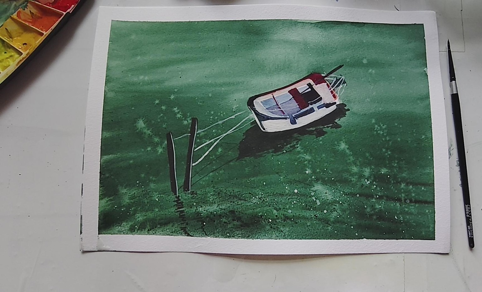 Boat reflection - image 4 - student project