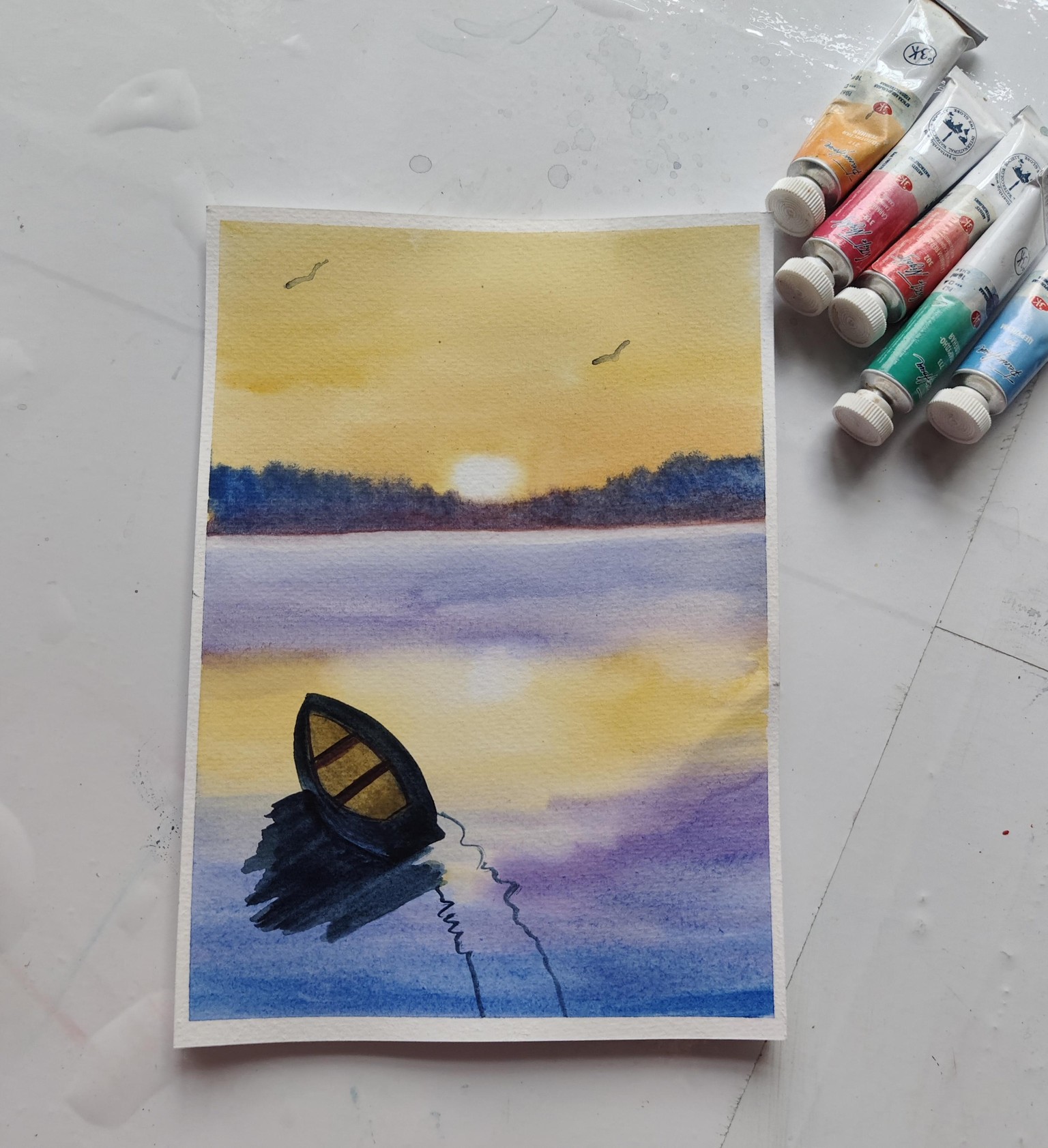 Boat reflection - image 2 - student project