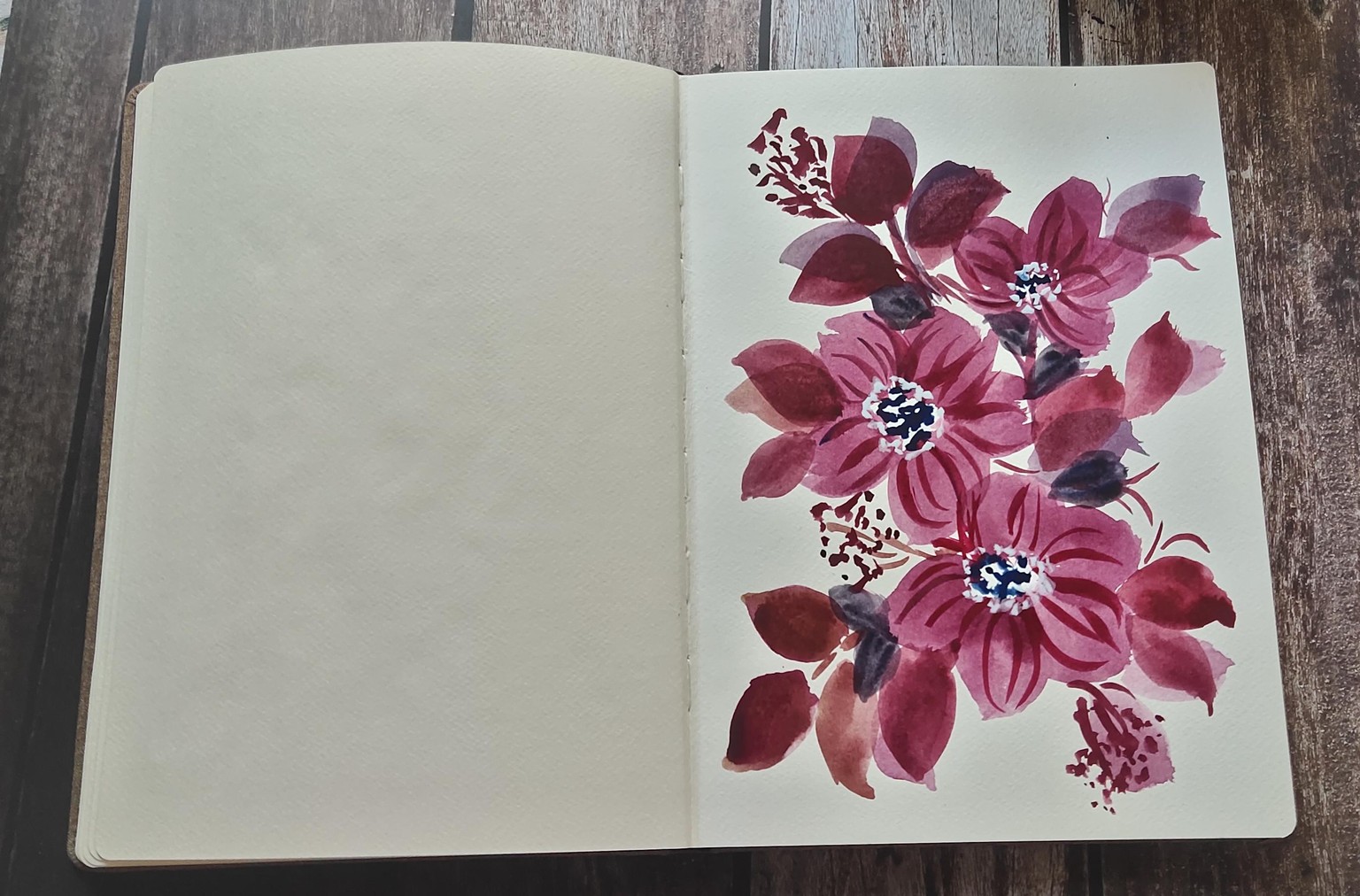 Watercolor floral - image 6 - student project
