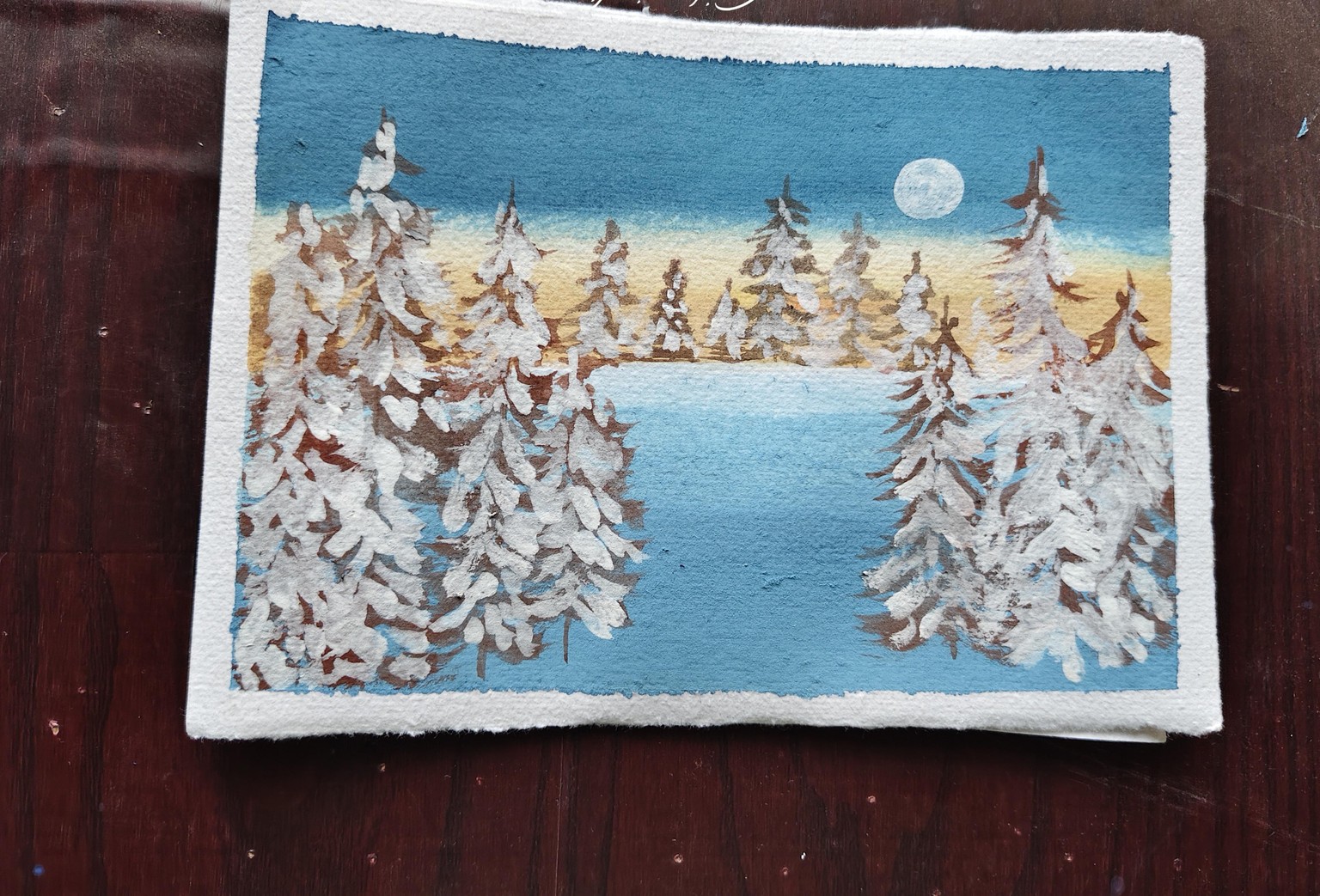 Gouache winters - image 5 - student project